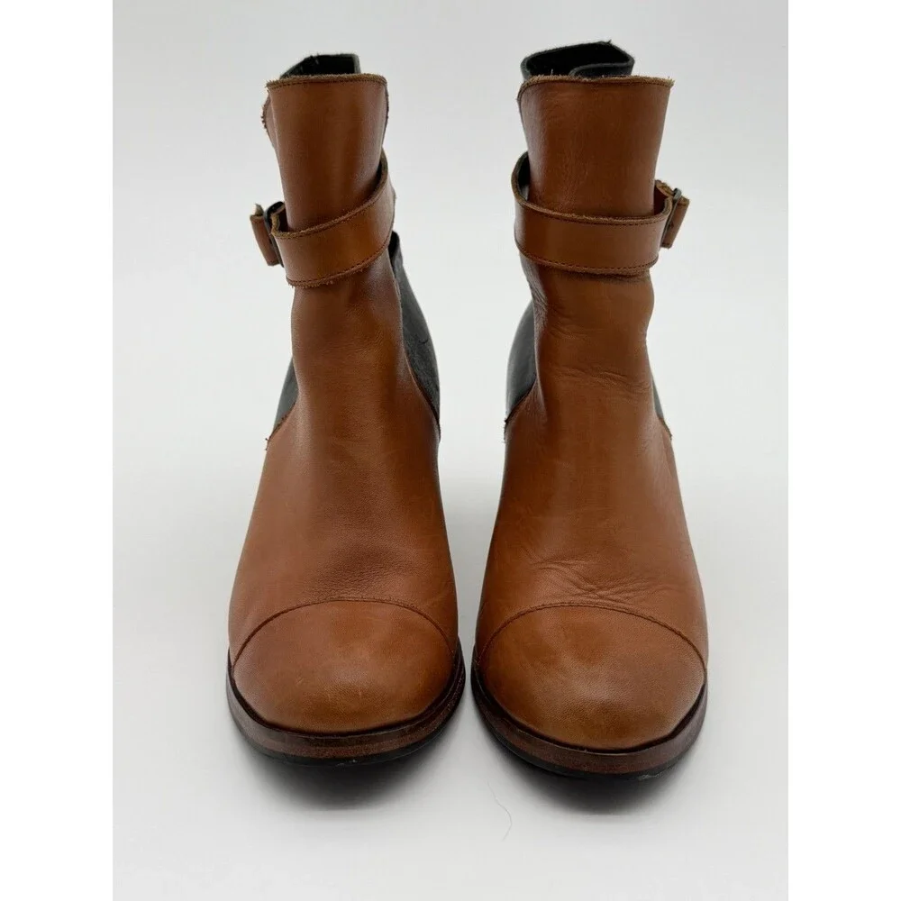 Wolverine 1000 Mile Samantha‎ Pleet Bonny Women's 7.5 B Leather Heel Ankle Boots